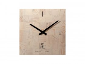 Часы настенные SLT 5196 CHESS WHITE WOOD в Верхоянске - verhoyansk.mebel-nsk.ru | фото