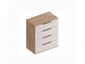Комод с ящиками Сицилия (дуб альпийский/тефия) в Верхоянске - verhoyansk.mebel-nsk.ru | фото