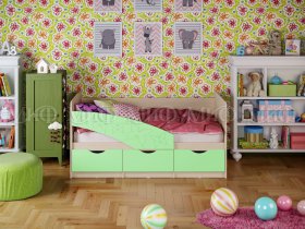Кровать детская Бабочки 1,8 м в Верхоянске - verhoyansk.mebel-nsk.ru | фото