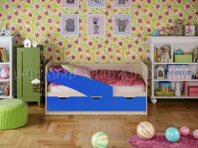 Кровать детская Бабочки 2,0 м в Верхоянске - verhoyansk.mebel-nsk.ru | фото