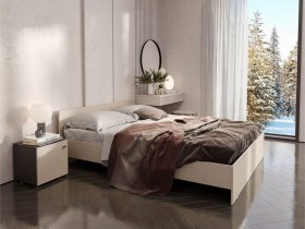 Кровать двухспальная 1,6м Гиза в Верхоянске - verhoyansk.mebel-nsk.ru | фото