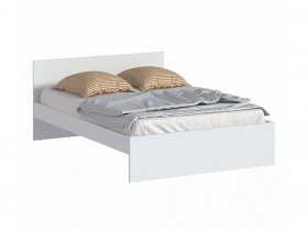 Кровать двуспальная 1,4м Бруклин СБ-3353 (белый) в Верхоянске - verhoyansk.mebel-nsk.ru | фото