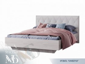 Кровать двуспальная 1,6м Кимберли КР-13 в Верхоянске - verhoyansk.mebel-nsk.ru | фото