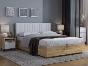 Кровать двуспальная 1,6м Юлия в Верхоянске - verhoyansk.mebel-nsk.ru | фото