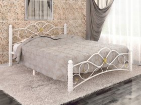 Кровать двуспальная Гарда-3 на металлокаркасе 1,4 м в Верхоянске - verhoyansk.mebel-nsk.ru | фото