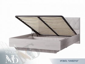 Кровать двуспальная с подъем. мех. 1,6 м  Кимберли КР-13 в Верхоянске - verhoyansk.mebel-nsk.ru | фото