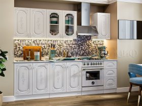 Кухонный гарнитур Лиза-2 (белый) в Верхоянске - verhoyansk.mebel-nsk.ru | фото