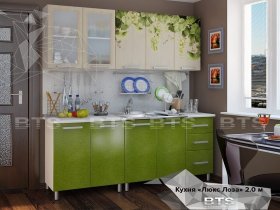 Кухонный гарнитур Люкс-Лоза в Верхоянске - verhoyansk.mebel-nsk.ru | фото