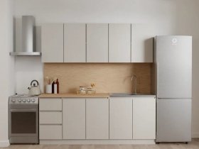 Кухонный гарнитур Мори 2,0 м (сатин) в Верхоянске - verhoyansk.mebel-nsk.ru | фото
