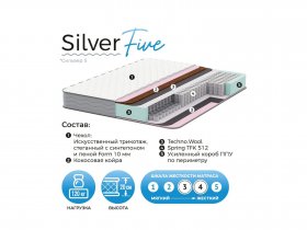 Матрас Silver Five в Верхоянске - verhoyansk.mebel-nsk.ru | фото