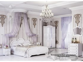 Модульная спальня «Филадельфия» в Верхоянске - verhoyansk.mebel-nsk.ru | фото