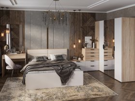Модульная спальня Норд в Верхоянске - verhoyansk.mebel-nsk.ru | фото