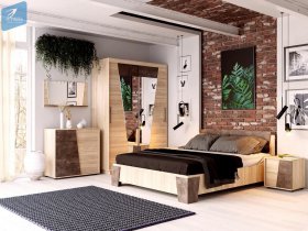 Модульная спальня Санремо в Верхоянске - verhoyansk.mebel-nsk.ru | фото
