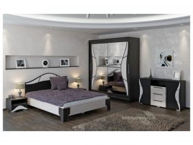 Модульная спальня Верона (Линаура) в Верхоянске - verhoyansk.mebel-nsk.ru | фото