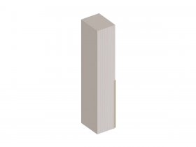 Пенал с полками (штанга в комплекте) «Тефия» (тефия/софт сантьяго) в Верхоянске - verhoyansk.mebel-nsk.ru | фото