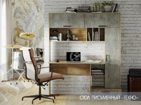Стол письменный  Техно в Верхоянске - verhoyansk.mebel-nsk.ru | фото